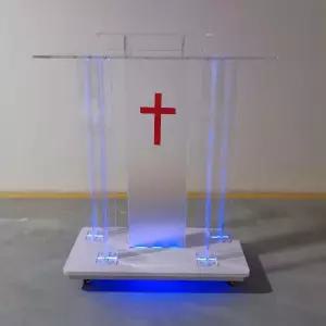 크리스탈강대상 성당 설교 교회 연단 연설 강단 투명 아크릴 단상 강연대