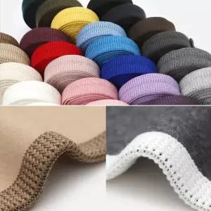 소잉데일리_아크릴 바인딩 테이프 23종 울 모직 점퍼 자켓 코트 조끼 이불 담요 마감처리