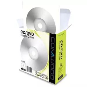 [오피스넥스]CD 종이 슬림 케이스 100P CW-PC100 컴우드