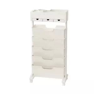 디홈 북카트 책꽂이 이동식 책장 책선반 5단 트롤리 BNA