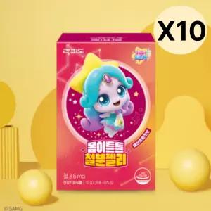 락피도 캐치티니핑 몸이튼튼 철분 젤리 선물 15포 X10 BNA