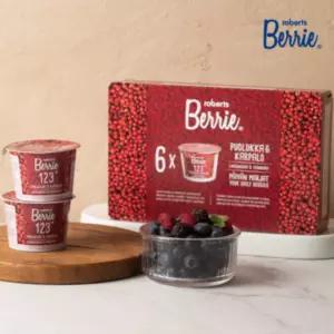 로버츠베리에 링곤베리 크랜베리 농축 퓌레 간식 1BOX BNA