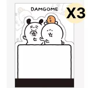 대원미디어 듀얼메모지 노트 수첩 사무용품 농담곰 3p BNS