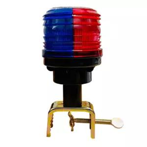 태양광 쏠라 LED 적청 경고등 휀스 울타리 야간 안전 작업등 위험구역알림등