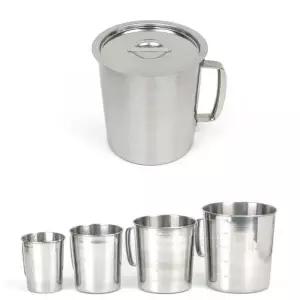 [룽스]계량컵 계량비커 뚜껑포함 1리터 12x14cm