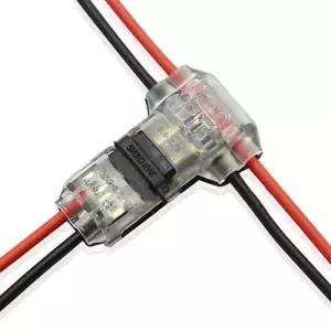 [룽스]무탈피 전선연결 T형 LED 커넥터 수축튜브 스카치락