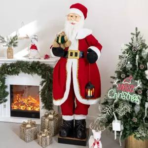 크리스마스 산타 인형 대형 장식 작동 움직이는 싼타 200cm 소품 용품 데코