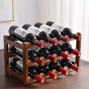 원목 와인랙 12구 대나무 와인보관 거치대