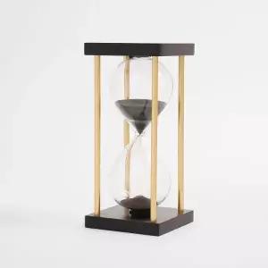 우드 모래시계 15분 사우나 타이머