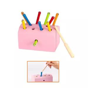 어린이집 소근육발달 교구 자석 애벌레 사고력 생일선물 색감인지