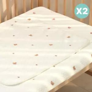 리에또 신생아 밤부 방수요 패드 출산 선물 소형 X2