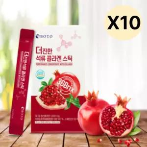 보뚜 더진한 석류 콜라겐 스틱 농축액 저분자 30포X10 BNA