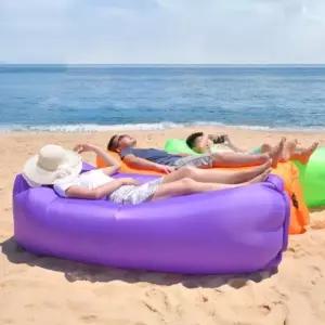 고품질 휴대용 캠핑 에어매트 야외용 공기 충전 소파 침대 캠핑쇼파 (WFKMUXM)