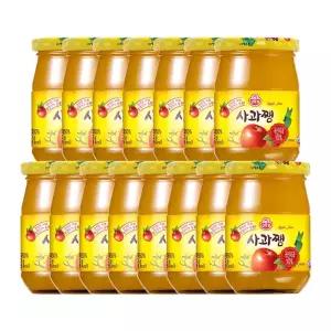 사과쨈 300G 15개/오뚜기/딸기쨈/블루베리쨈/딸기/시럽/오뚜기잼/오뚜기쨈/포도잼/포도쨈/식빵쨈/과일쨈