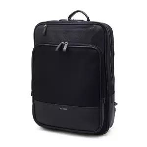 [헤지스]헤지스 네이비 로고프린트 가죽 백팩 WUBA5E370N2