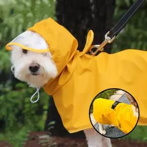 강아지 우비 레인코트 중형견 대형 반려 우의애비옷 개비 판초 산책 애견 멍멍이