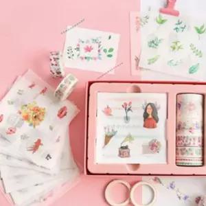 프로방스 스티커디자인 예쁜 포장 장식용 테이핑테이프 다이어리 데코 문구용 팬시용