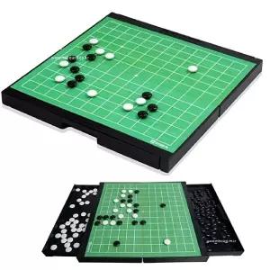 자석놀이 바둑195mm x 192mm 보드게임휴대용판 폴더형판 바둑판 접이식판