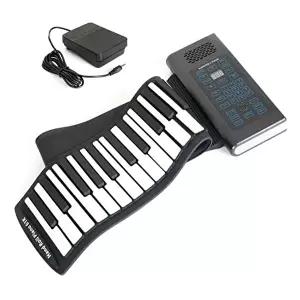 고품질 B무선 접이식 돌돌이 전자 피아노 61키 건반 키보드 건반키보드 무선피아노 WFHU5G4