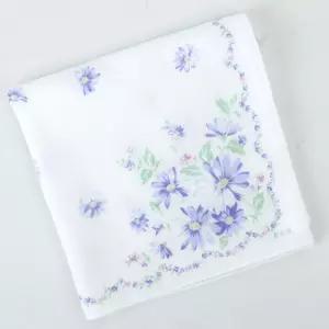 일본 가제손수건 타올 테누구이 (정사각) (국화 블루) 10장일제 답례품 예쁜 단체사은품 증수건 증품 얇은