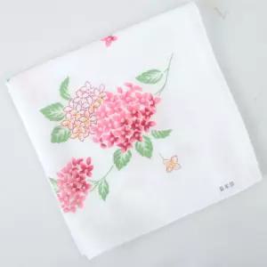 일본 가제손수건 타올 테누구이 (정사각) (수국 핑크) 10장일제 답례품 예쁜 단체사은품 증수건 증품 얇은