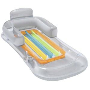 다인수상부도송전펌프 2인용 3인용 투명 43105 수영장 튜브 눕는튜브 옐로우 대형 플라밍고