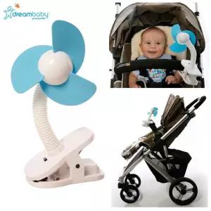 베이비 유모차 선풍기 (블루)휴대 미니 휴대용