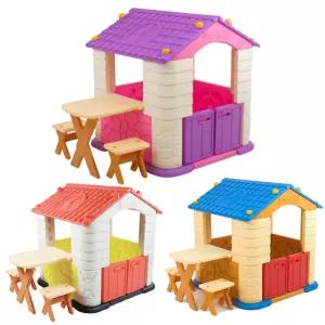 에듀 유아 어린이 (놀이집+테이블+의자세트) 장난감 집 플레이 하우스 선물