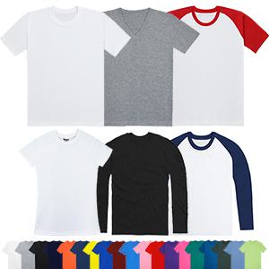 남여공용 무지 반팔, 긴팔 면티/레이어드 이너티/빅사이즈/나그랑/여자/여성/단체티/반티/티셔츠/흰색면티