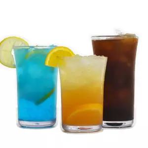 키오 트라이탄 나팔컵 음료 투명 아이스커피 주스 중 젖병소재 아메리카노