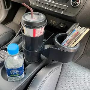 제노믹스 차량용 컵홀더 컵거치대 음료수받침대 포켓
