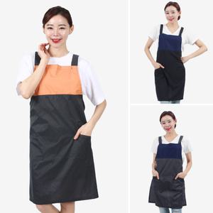 H형 경량 앞치마 빅사이즈 요양보호사 애견 롱 여름 얇은 VAE47