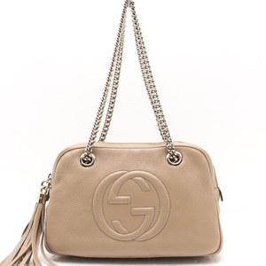 구찌 정품 308983 가죽 소호 더블 체인숄더백11033