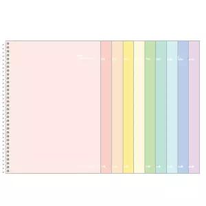 모닝글로리 12000 K-2판 파스텔 컬러 스프링노트(10권세트) 줄있는노트 공책