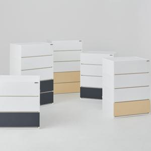 한샘 올데이 플라스틱 3단 4단 5단 와이드 서랍장 침대협탁 400 600 인테리어 수납장