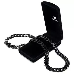 TUC-812 블랙 텅스텐 체인 목걸이 무료배송 평생AS