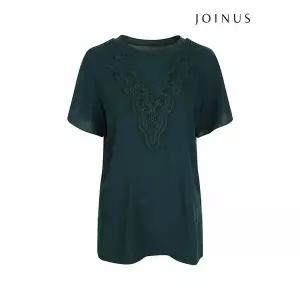 [하프클럽/조이너스]레이스 포인트 반팔 티셔츠_JABU6-WKS430