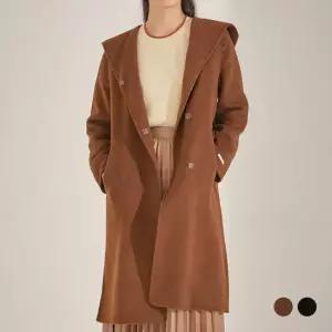 [클라비스]후드 핸드메이드 코트(CVJHA4T10M)