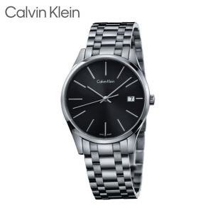 CK 캘빈클라인 시계 K4N23141 타임 남성용 손목시계 메탈밴드 스위스 메이드