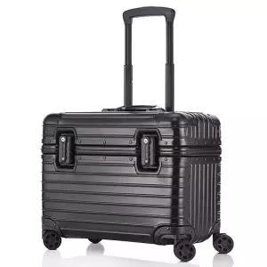 가로형 캐리어 미용 기내용 전체 알루미늄 17인치