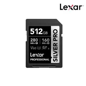 [렉사] SD SILVER PRO V60 512GB 4K 메모리 카드 캐논 소니 니콘 후지 카메라 지원