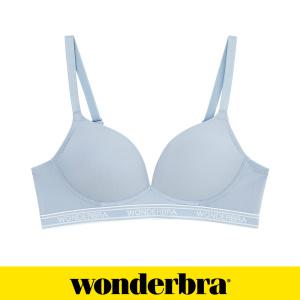 [Wonderbra]원더브라  스포츠 아웃밴드 노와이어 브라 블루 WBWBR4M22A