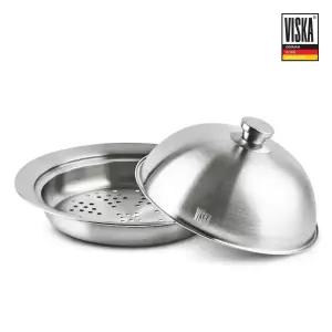 리퍼상품 비스카 스텐 돔형 찜기 돔스티머 세트 (26-30CM 호환)