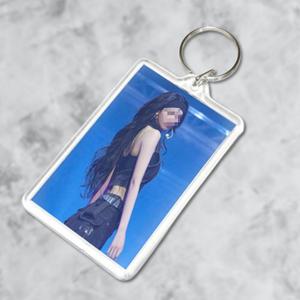빅사이즈 직사각 투명 아크릴 증사 최애 사진 액자 키링 특대형 단체 대량