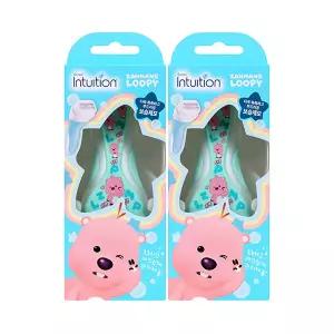 쉬크 인튜이션 잔망루피 그린에디션 여성제모기 키트(핸들1+날1입), 2개