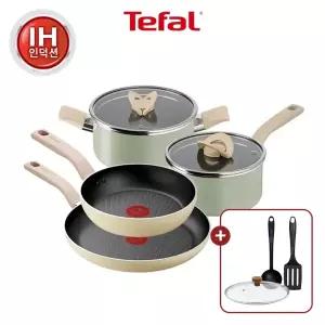 [테팔] 인덕션 데이지 프라이팬 20+28+블라썸 편수18+양수20 +우드뚜껑28+비앤비뉴 국자&뒤집개