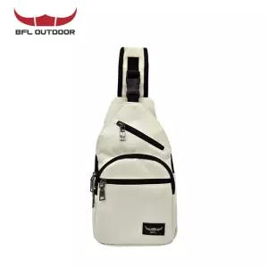 BFL 아이보리 캐주얼 슬링백 여행용 이중잠금 크로스백 남녀공용 메신저백 힙색