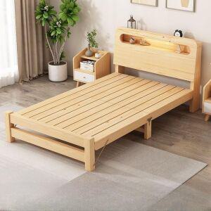 접이식 싱글 목재침대 간편설치 1인용 베드 침실 공간활용 매트리스 받침 프레임