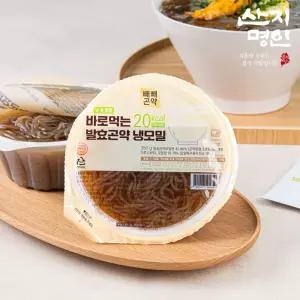 [산지명인] 100g당 20kcal 바로먹는 발효곤약 냉모밀 350g x 8팩