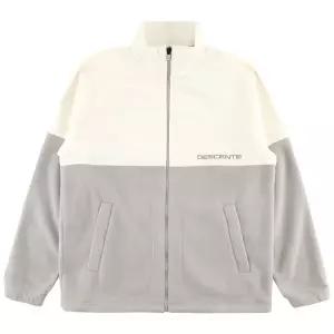 데상트 마이크로플리스 스탠드넥 집업 SP423TKTO2LBEG